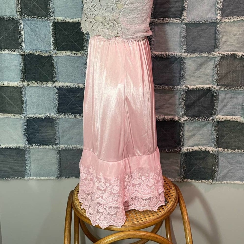 Pink Ruffle Slip Skirt - Picture 4 of 5
